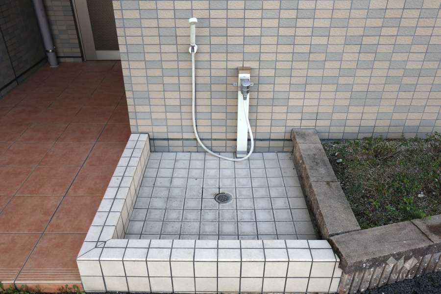 ペット足洗い場