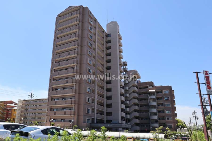 サンハウス長久手さつき館の外観（北側から）