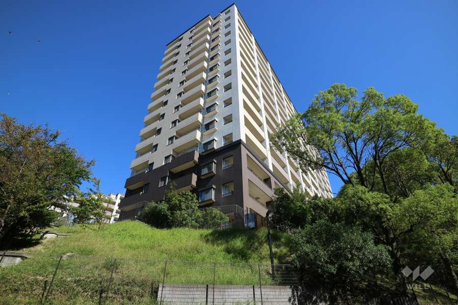 プレシアスシティ・ザ・シーズンズＣ棟の外観（南西側から）