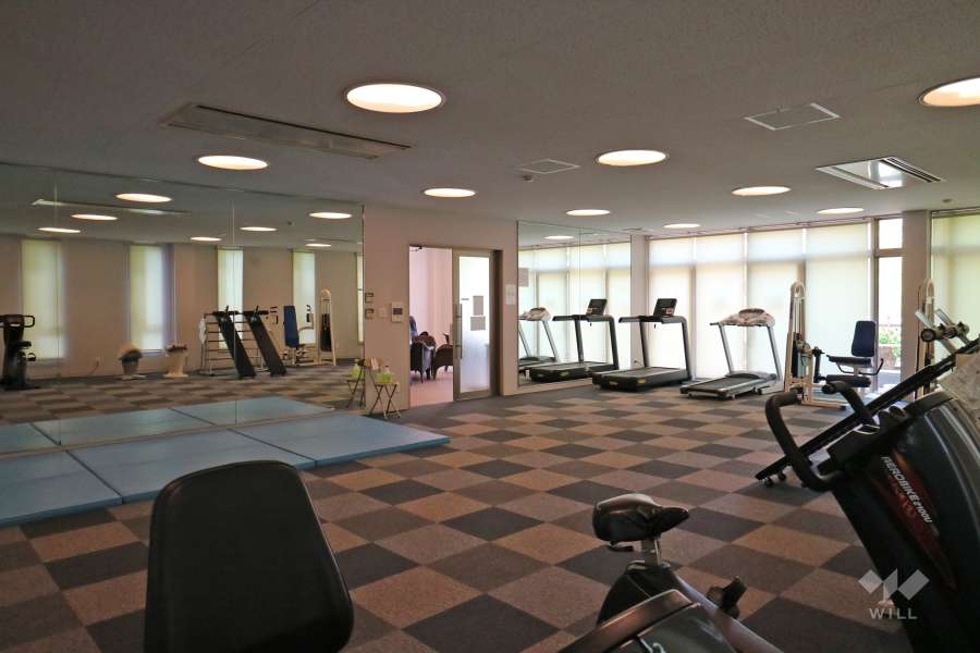 スパハウス（温浴棟）のフィットネスルーム