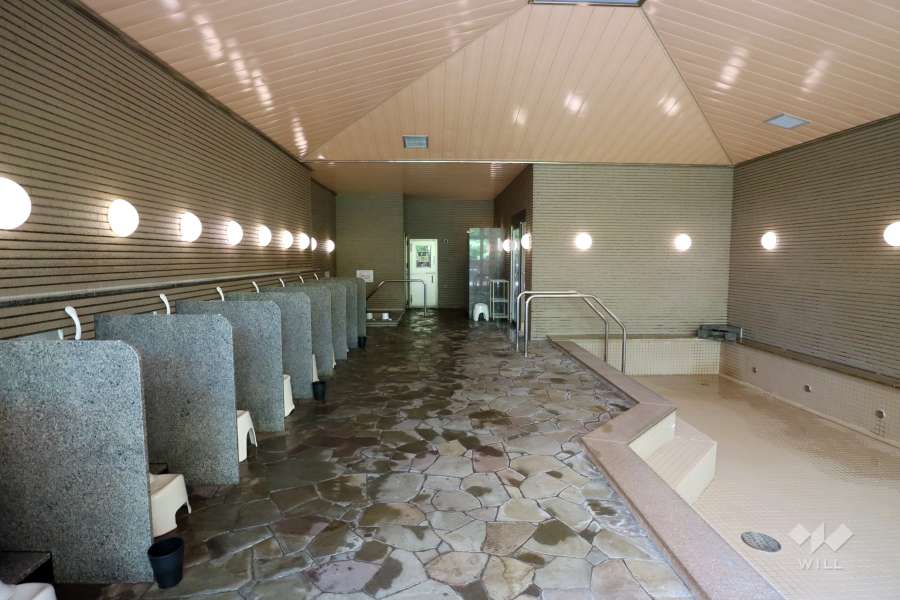 スパハウス（温浴棟）の大浴場（もみじの湯）