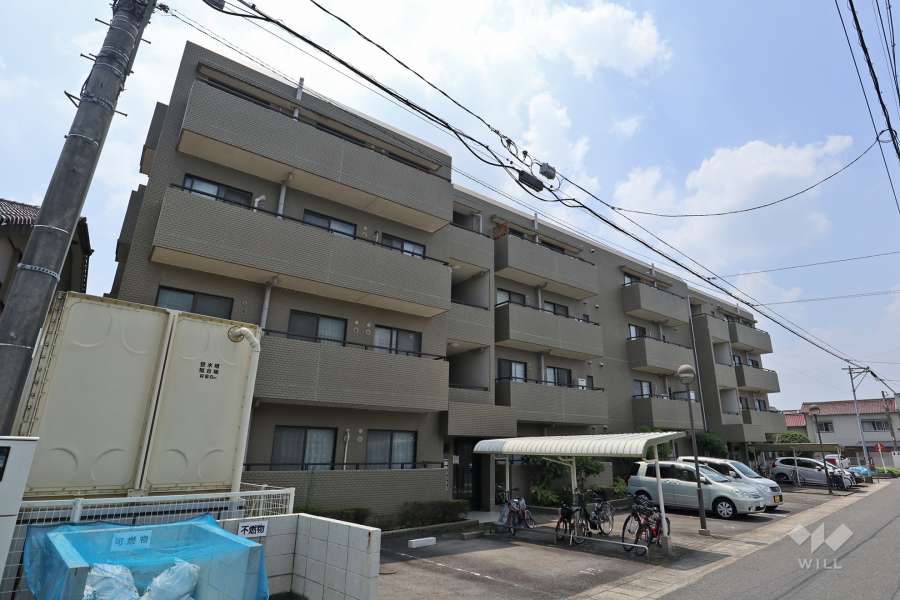 長久手パークマンション壱番館の外観（北東側から）