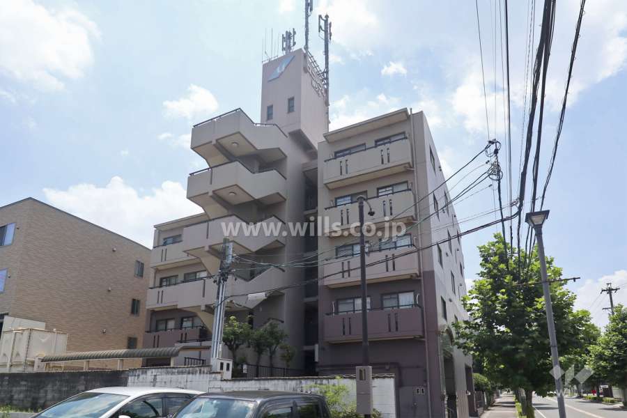 ユニーブル長久手の外観（北西側から）
