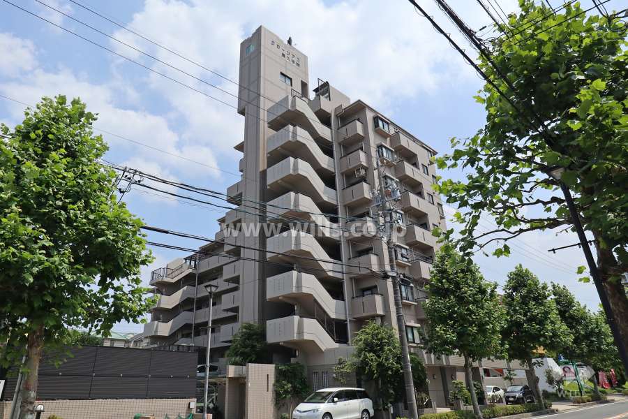 グローリアス長久手南の外観（北西側から）