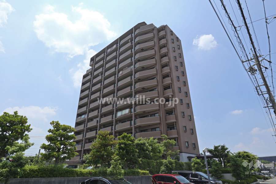 アクシーズ菖蒲池二番館の外観（北東側から）