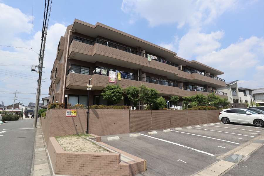 ダイアパレス藤ヶ丘の外観（南西側から）