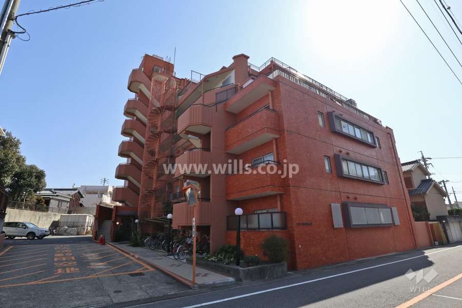 グリーンハイツ藤ヶ丘の外観（北西側から）