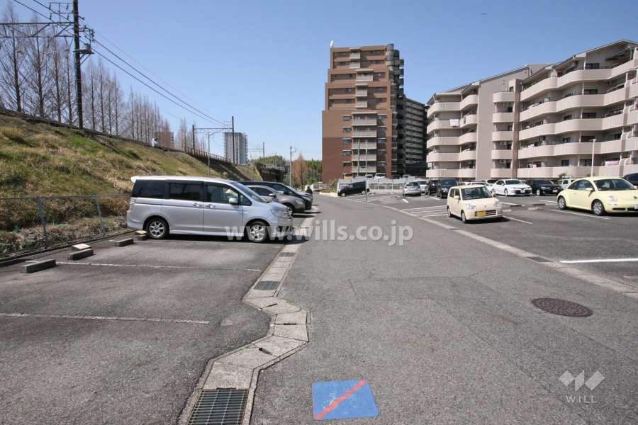敷地南側の前面道路(東側から)