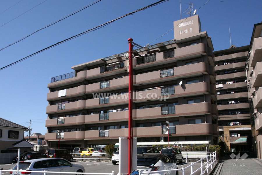 サンハウス日進2の外観（南側から）