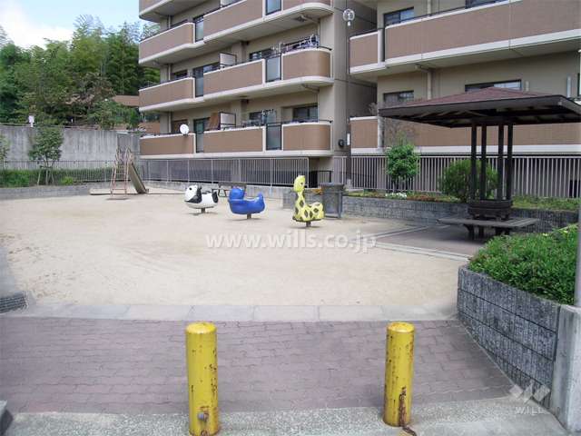 敷地に隣接した公園