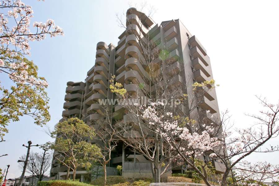 香久山パークスクエアサウスリッジの外観(北西側から)