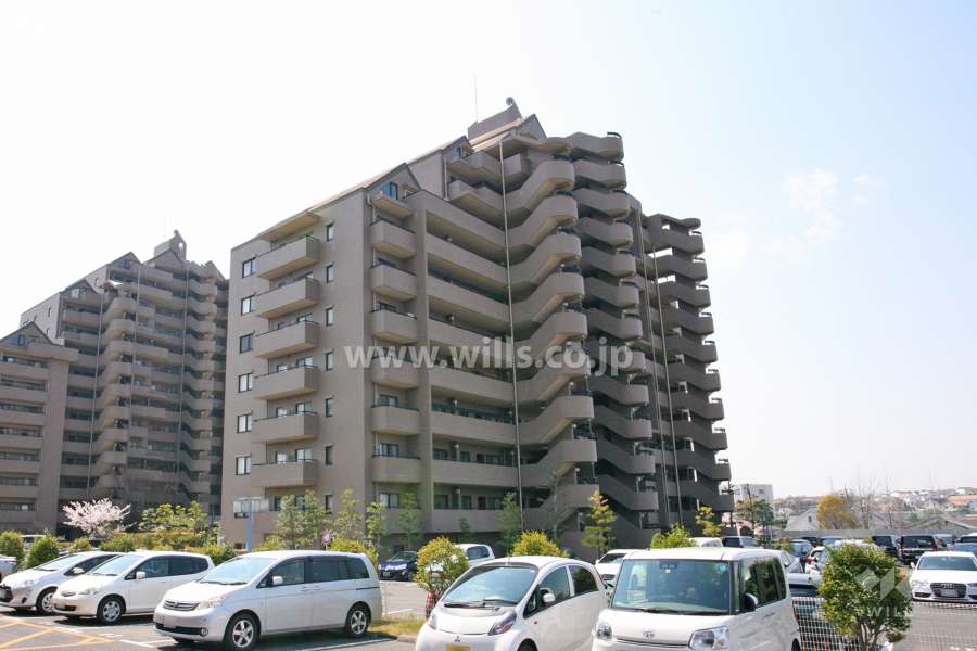 香久山パークスクエアの外観(北東側から)