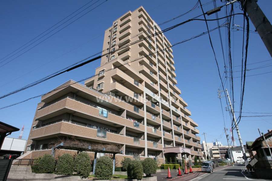 藤和シティホームズ赤池の外観(南西側から)