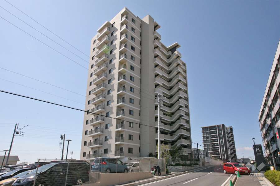 バンベール赤池ヒルズの外観(北側から)