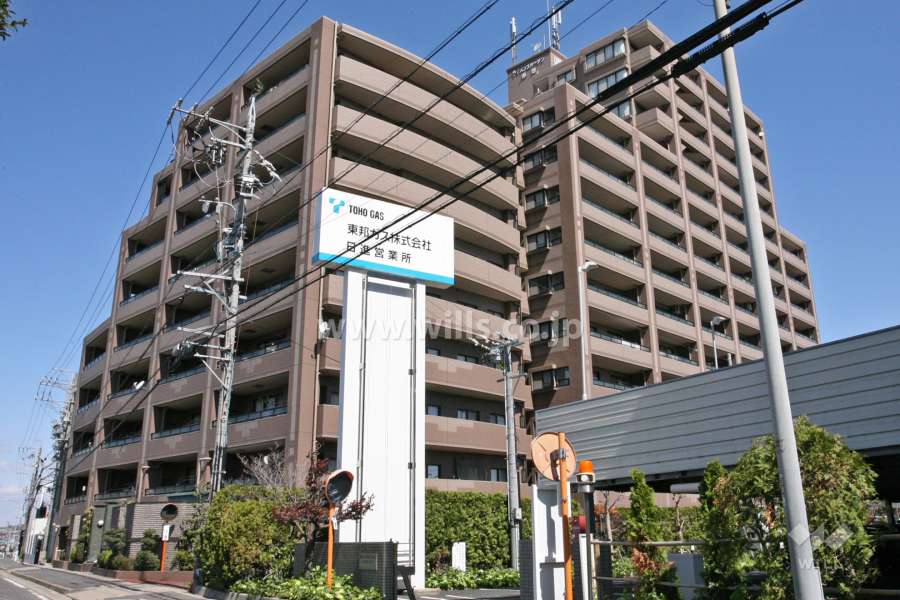 ライオンズガーデン赤池の外観(南側から)