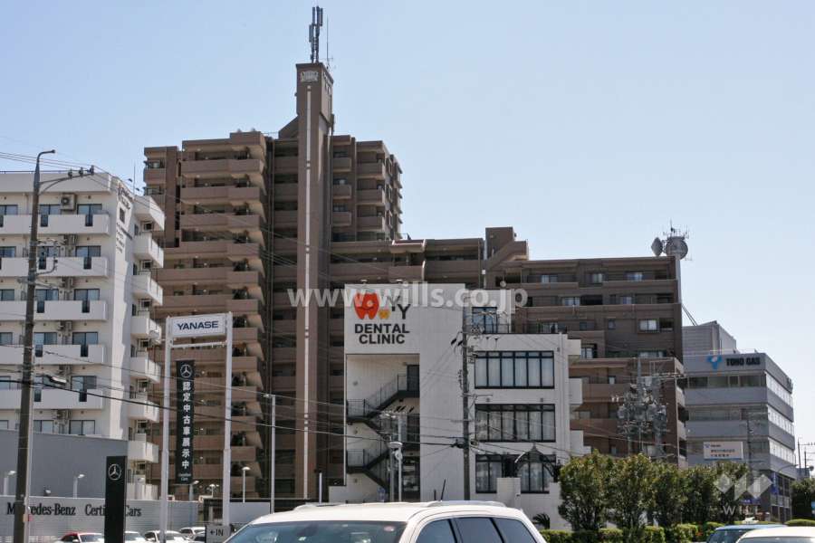 ライオンズガーデン赤池の外観(東側から)