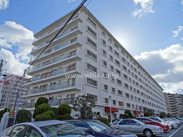 ルネ千里丘3号棟の外観（北側から）