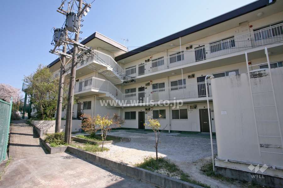 梅森コーポラスの外観(南東側から)