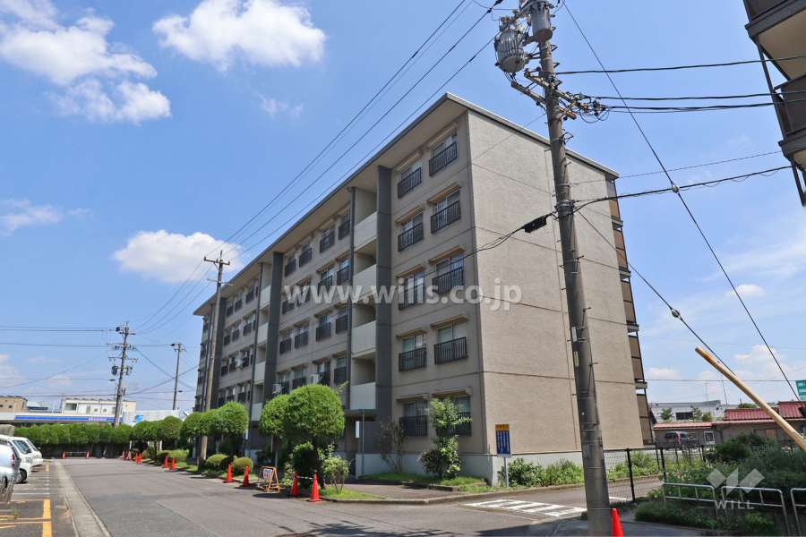 パビリオン百合ヶ丘C棟の外観（北西側から）