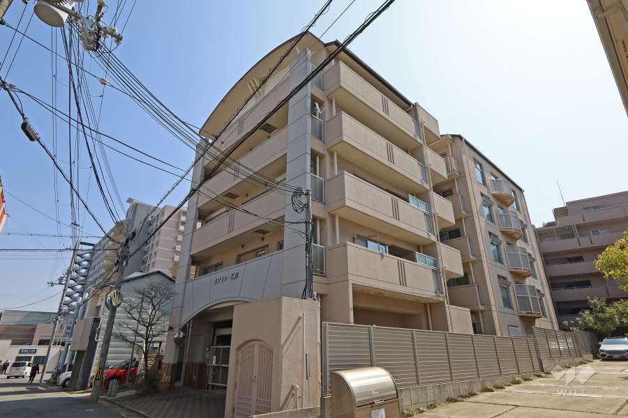 ラントレ仁川の外観（北西側から）