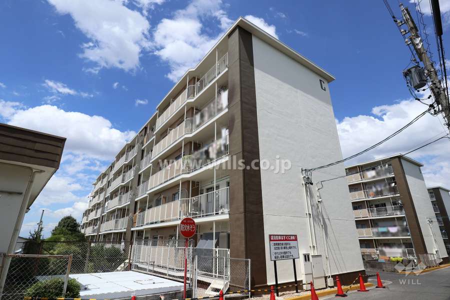 ラポール尾張旭C棟の外観（南東側から）