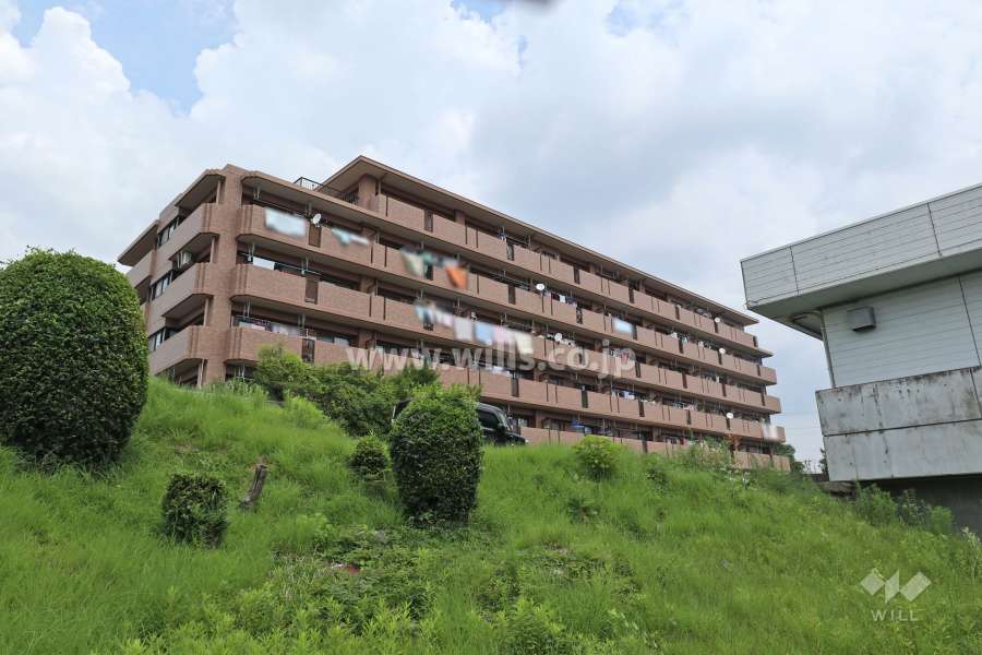チサンマンション三郷弐番館の外観（南西側から）