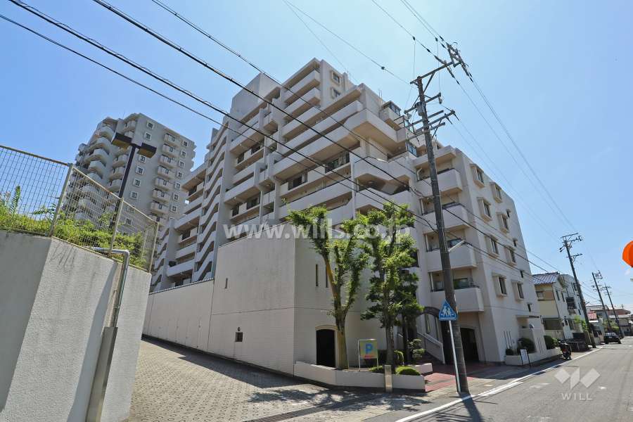 三郷パークマンションの外観（北西側から）