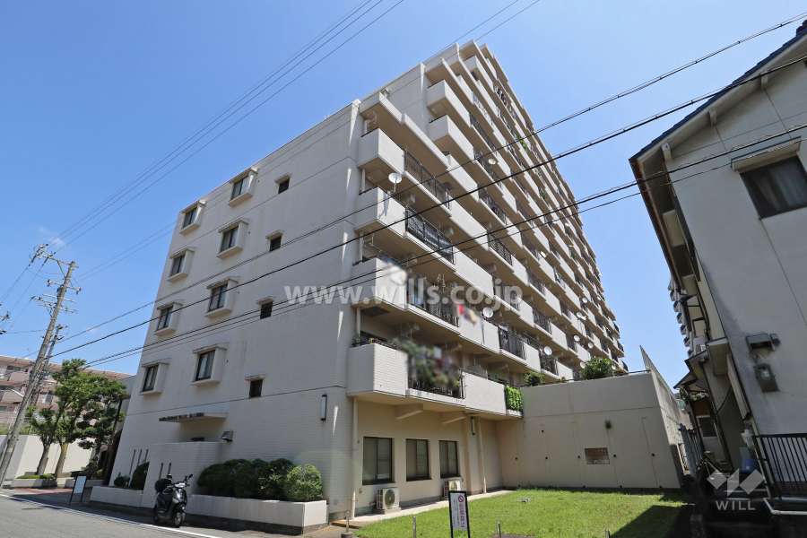 三郷パークマンションの外観（南西側から）