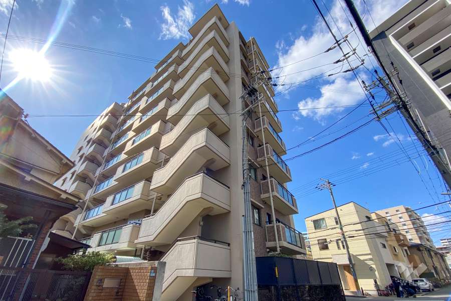 リッツパーク江坂の外観（北東側から）
