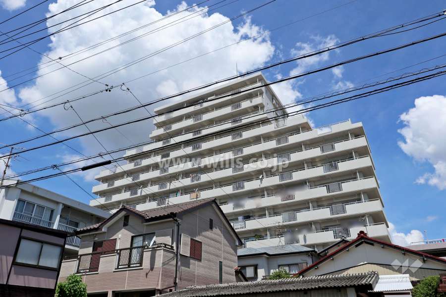 ラビデンス三郷東館の外観（南東側から）