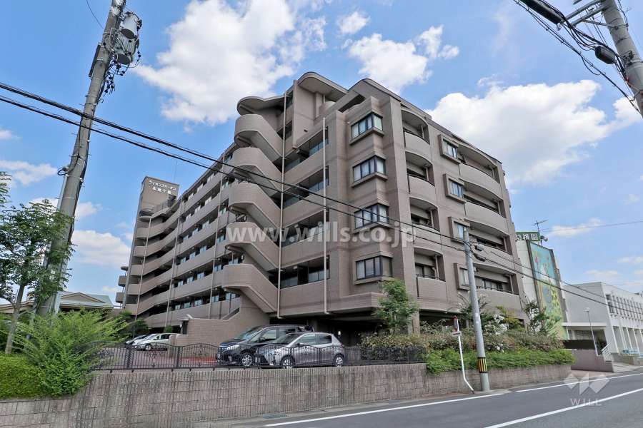 ライオンズガーデン本地ヶ原の外観（北西側から）
