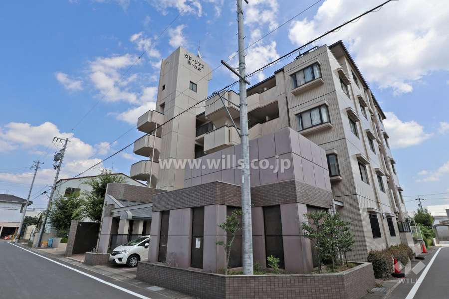 グローリアス藤ヶ丘北の外観（北西側から）