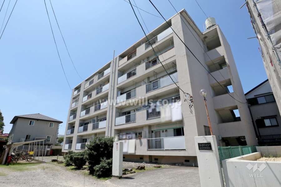 平子ハイツの外観（北東側から）