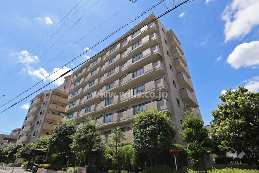 パークシティ三郷弐番館の外観（北東側から）
