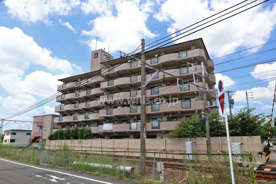 ジーオー尾張旭マンションの外観（南東側から）