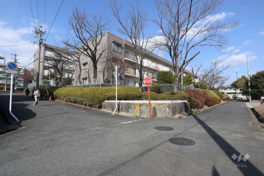 敷地南西側の前面道路