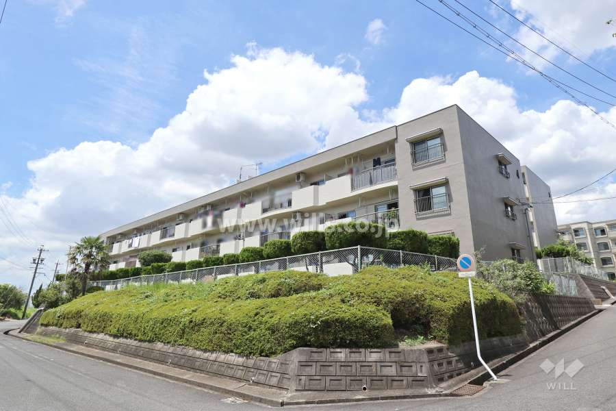 本地ヶ原住宅4号棟の外観（南東側から）