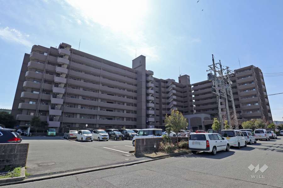 ライオンズガーデン稲永の外観（北側から）