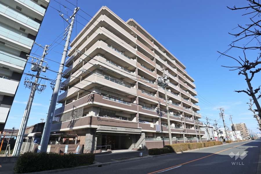 グランコート荒子川公園3の外観（南西側から）