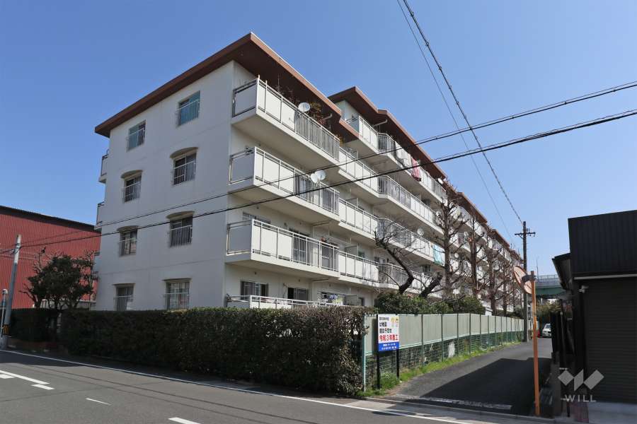 九番町ハイツの外観（南西側から）
