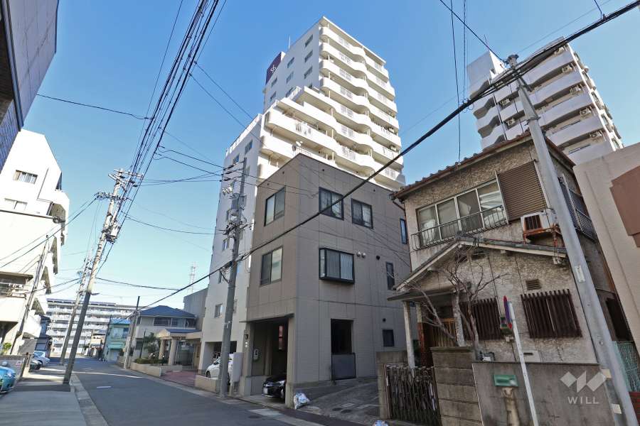 アメニティ第2築地の外観（南西側から）