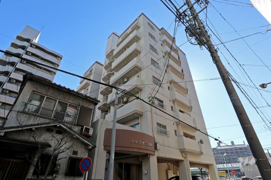 サンライズ港陽の外観（北側から）