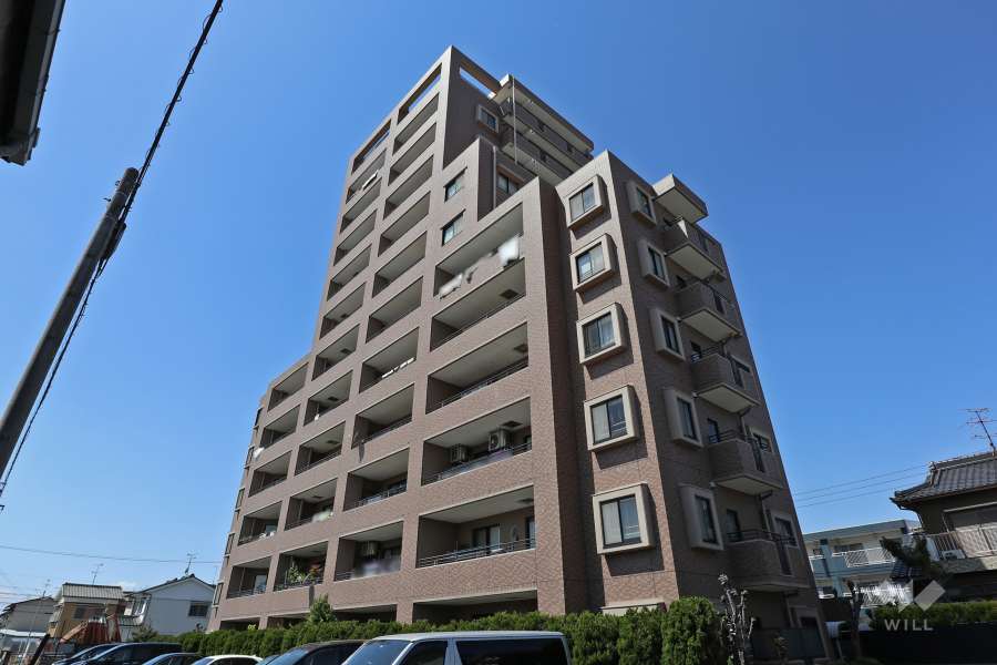 エスポア当知2の外観（南東側から）