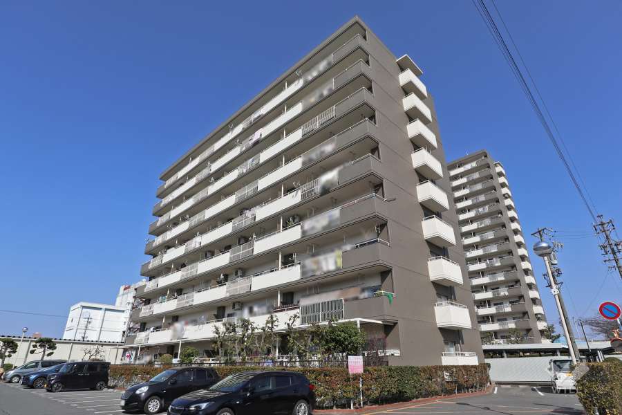 エスポア東海橋B棟の外観（南東側から）