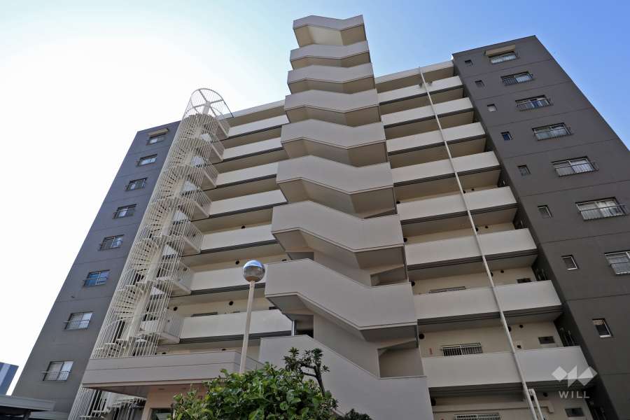 エスポア東海橋B棟の外観（北側から）