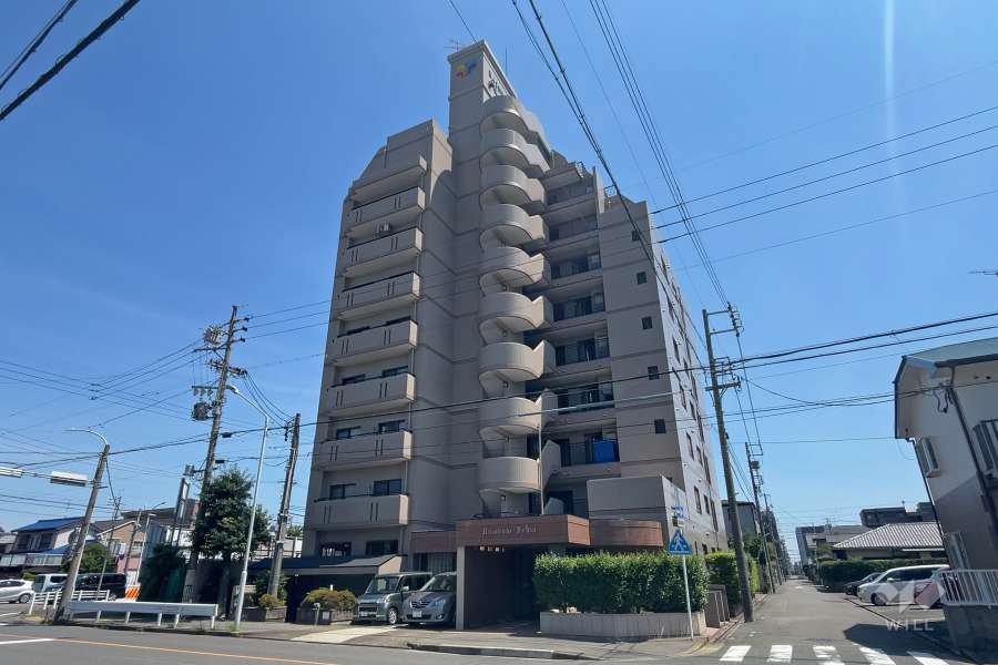 レインボー惟信の外観(北西側から)