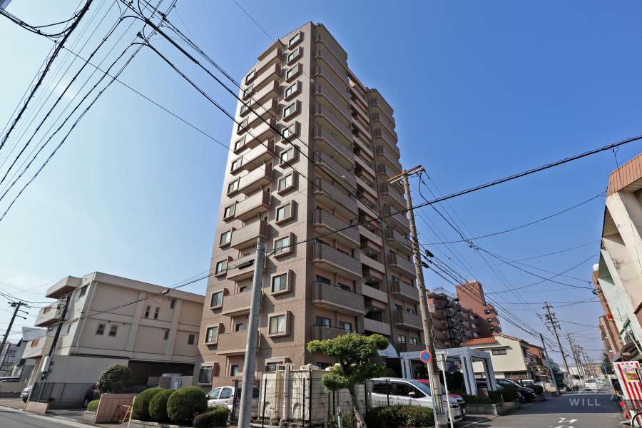 エスポア須成の外観（北東側から）