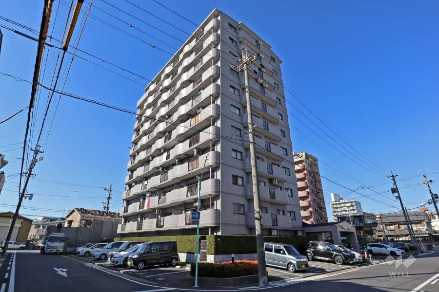 アメニティ正徳町の外観（南東側から）