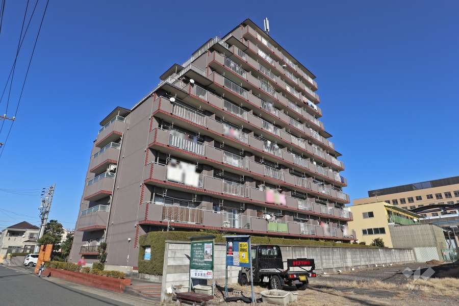 宝正保ハイツの外観（南西側から）