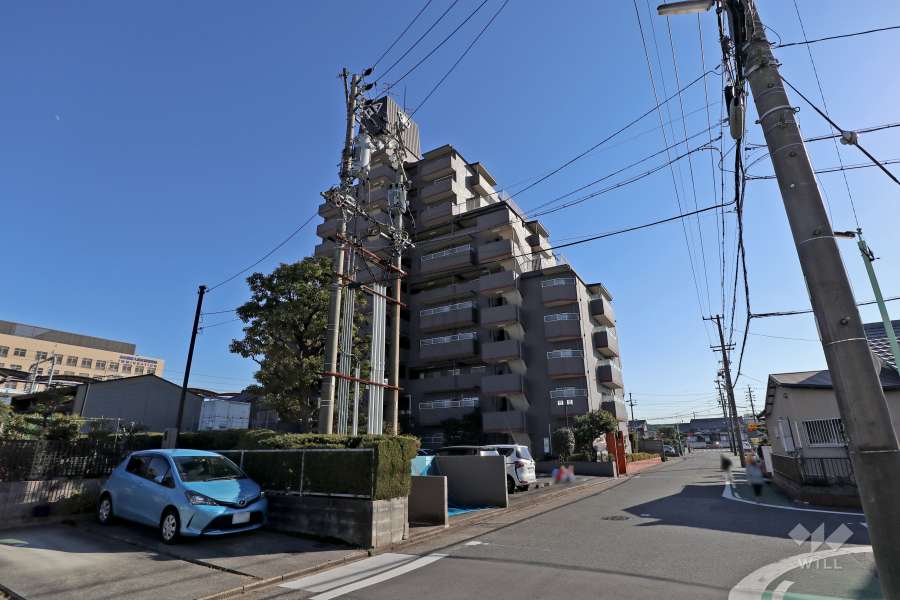 宝正保ハイツの外観（北西側から）